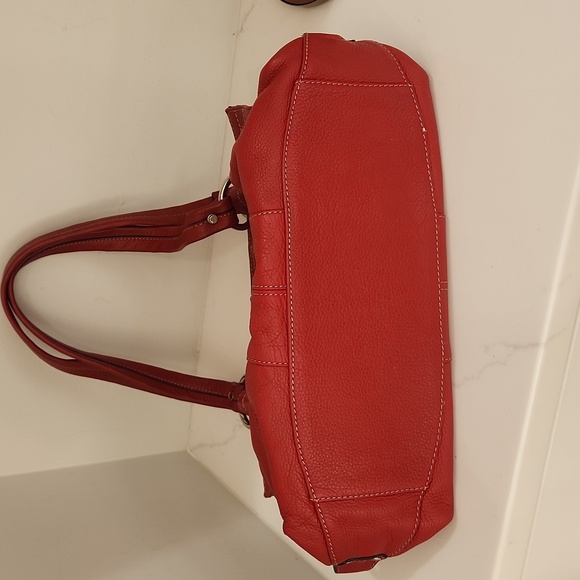 EUC Tignanello Red Leather bag - Picture 7 of 15